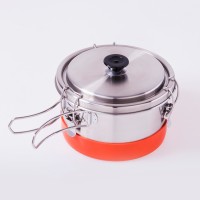 Stainless steel camping pressure cooker